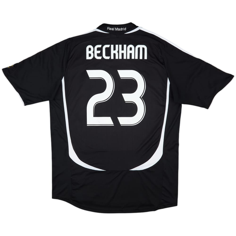 2006-07 Real Madrid Away Shirt Beckham #23 - 8/10 - (L)