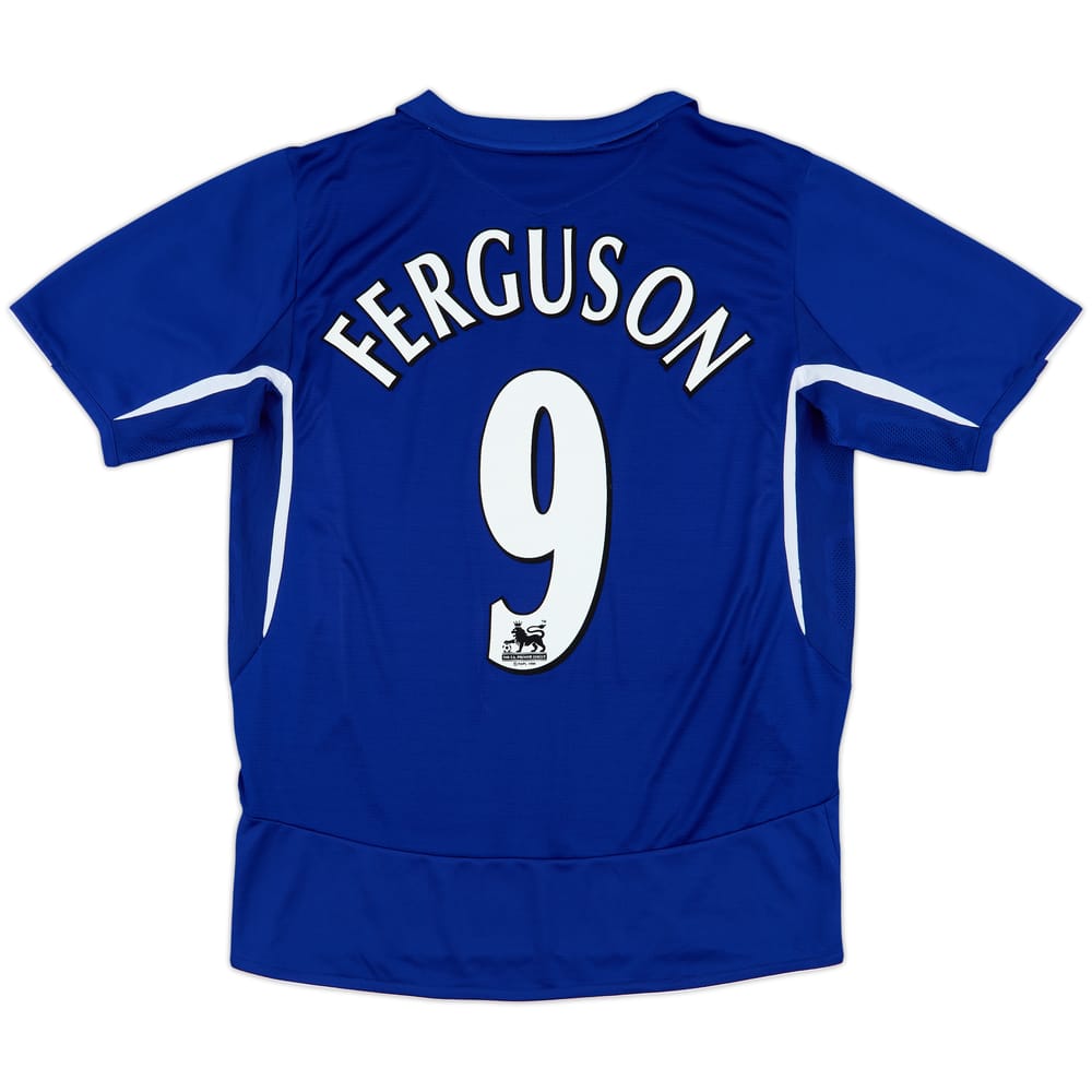2005-06 Everton Home Shirt Ferguson #9 - 8/10 - (M)