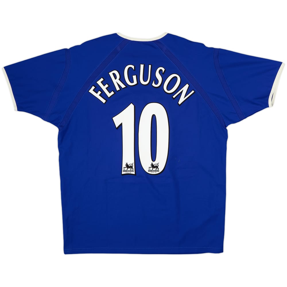 2003-04 Everton Home Shirt Ferguson #10 - 8/10 - (L)
