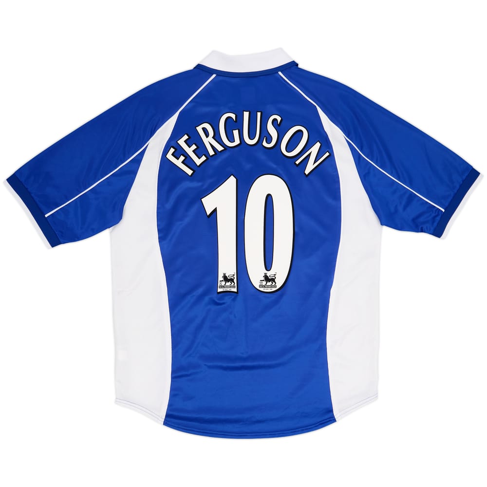 2000-02 Everton Home Shirt Ferguson #10 - 9/10 - (L)