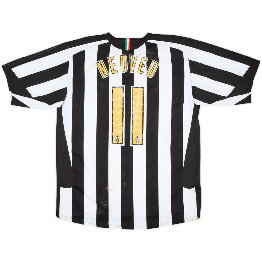 2005-06 Juventus Home Shirt Nedved #11 - 4/10 - (XL)