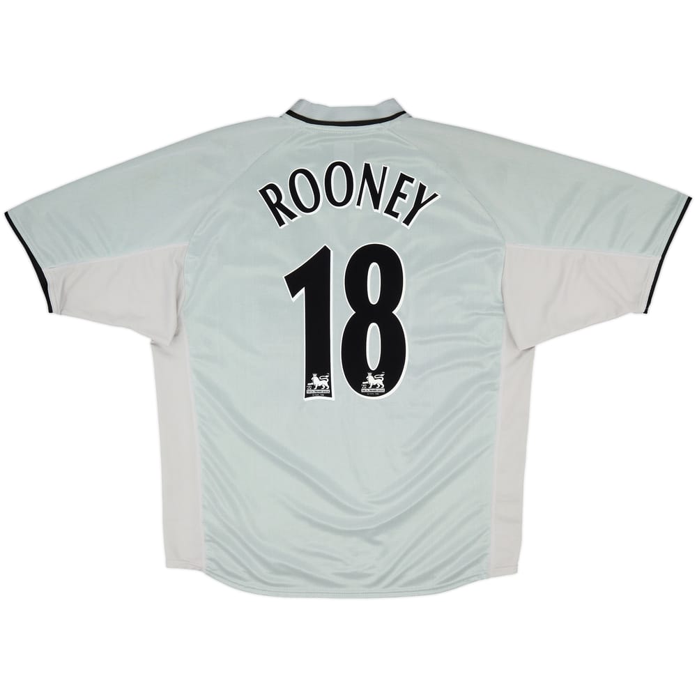 2001-02 Everton Away Shirt Rooney #18 - 8/10 - (L)