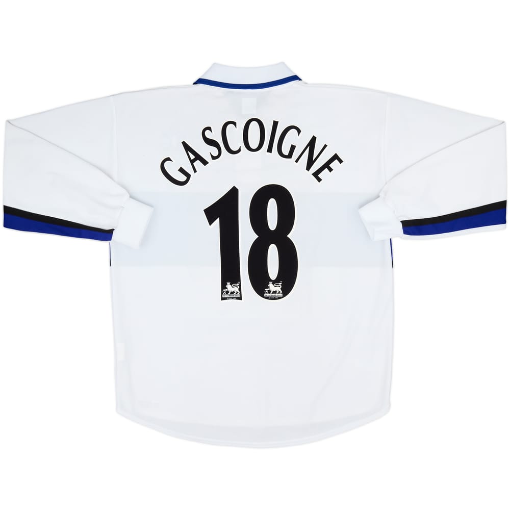 2000-01 Everton Third L/S Shirt Gascoigne #18 - 8/10 - (L)