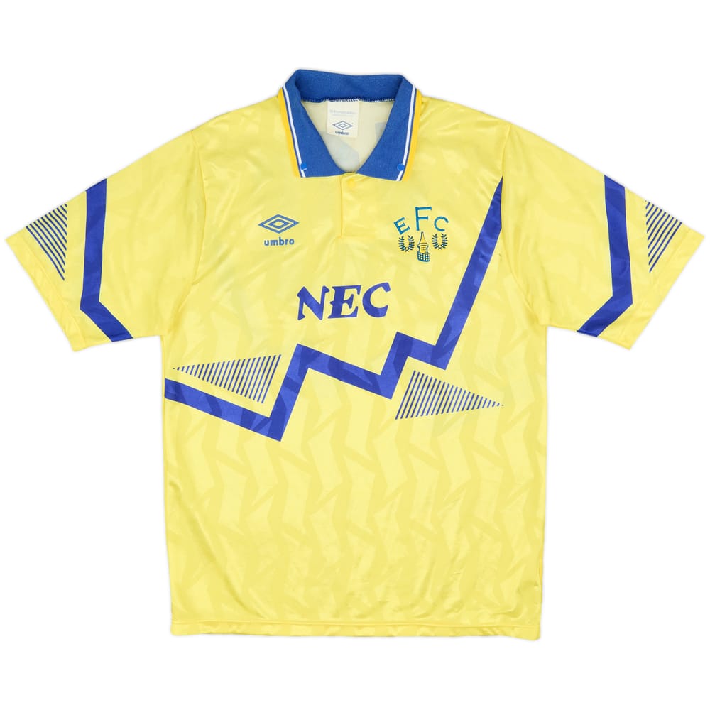 1990-92 Everton Away Shirt #10 - 8/10 - (S)