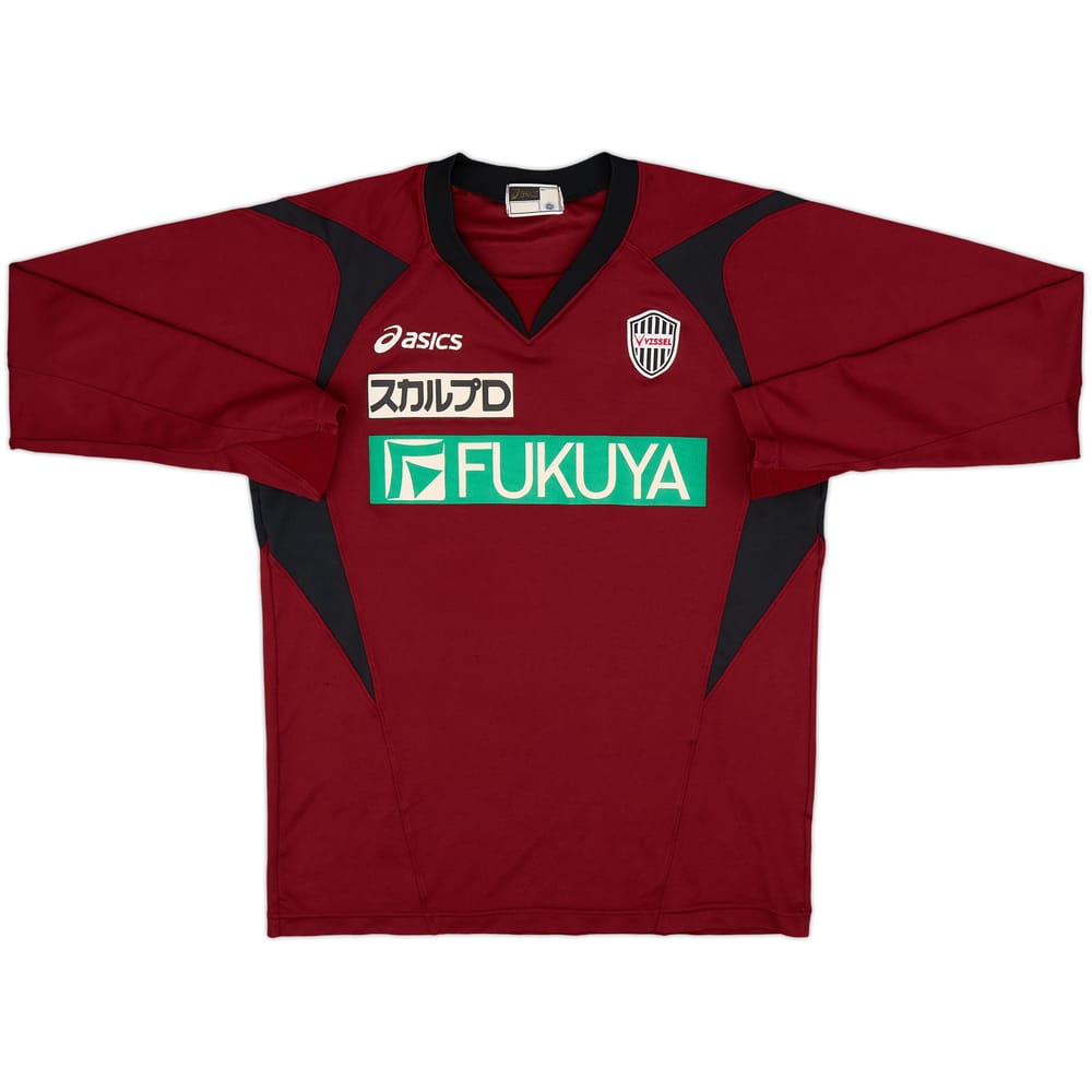 2011-12 Vissel Kobe Asics Training L/S Shirt - 9/10 - (XL.Boys)