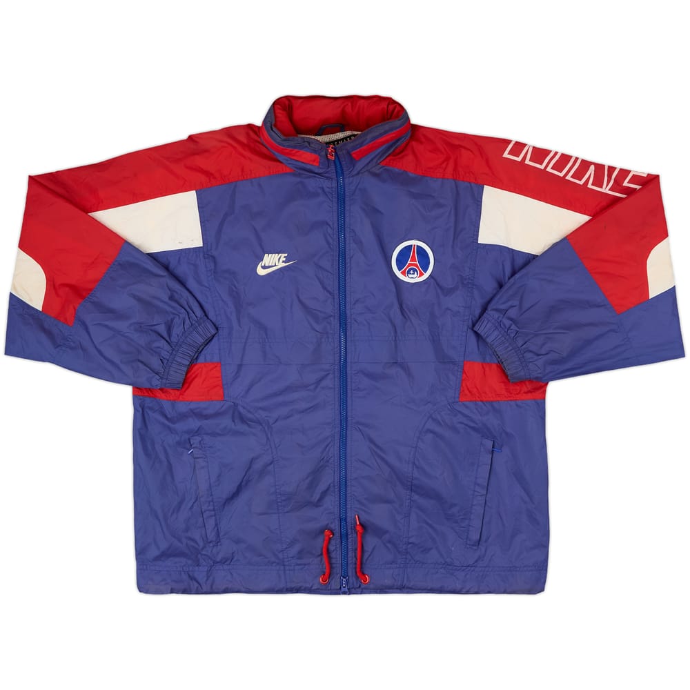 1995-96 Paris Saint-Germain Nike Hooded Rain Jacket - 6/10 - (M)