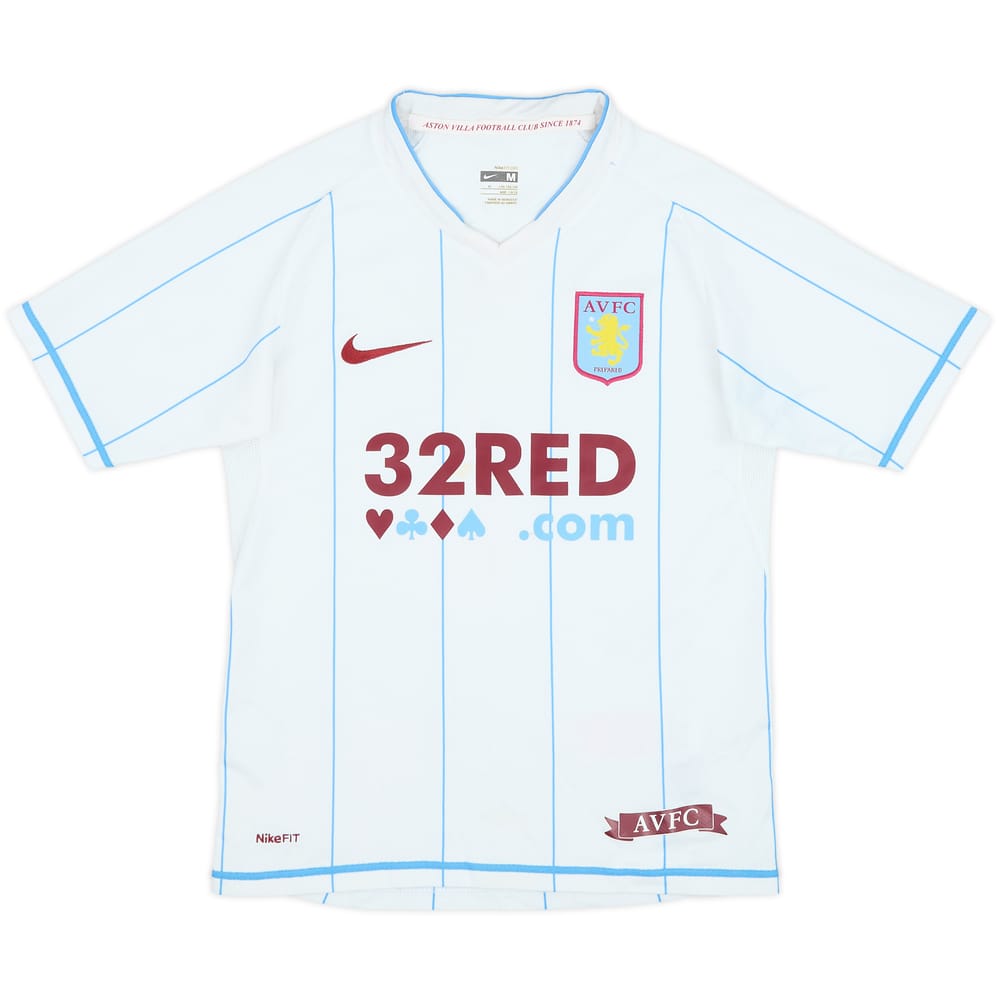 2007-08 Aston Villa Away Shirt - 7/10 - (M.Boys)