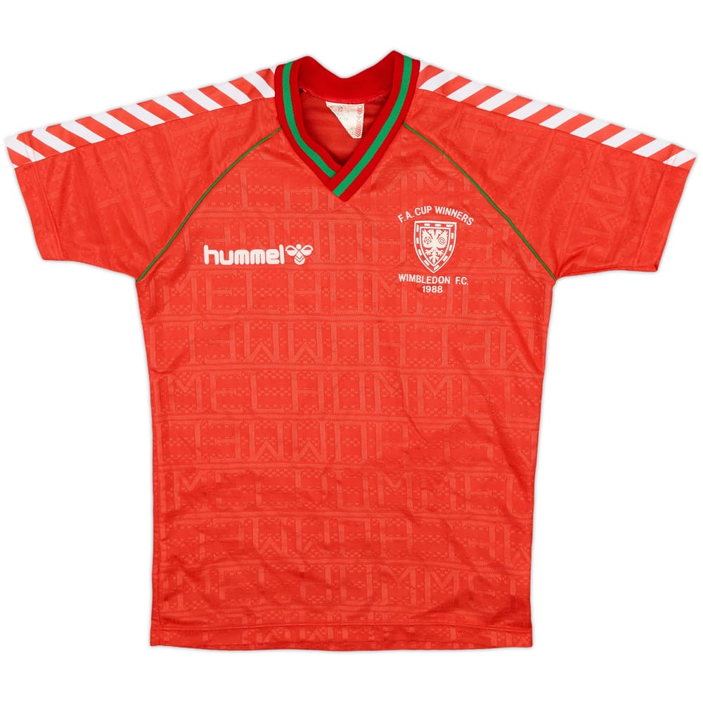 1988-89 Wimbledon 'FA Cup Winners' Away Shirt - 9/10 - (L.Boys)