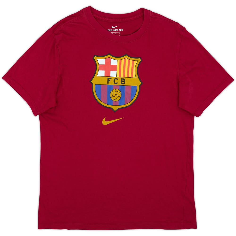 2019-20 Barcelona Nike Graphic Tee - 8/10 - (M)