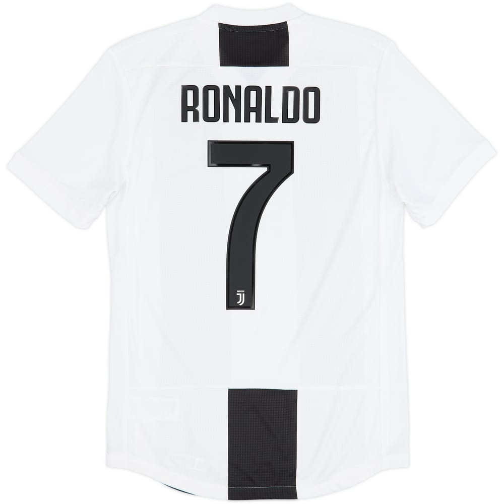 2018-19 Juventus Authentic Home Shirt Ronaldo #7 - 8/10 - (S)