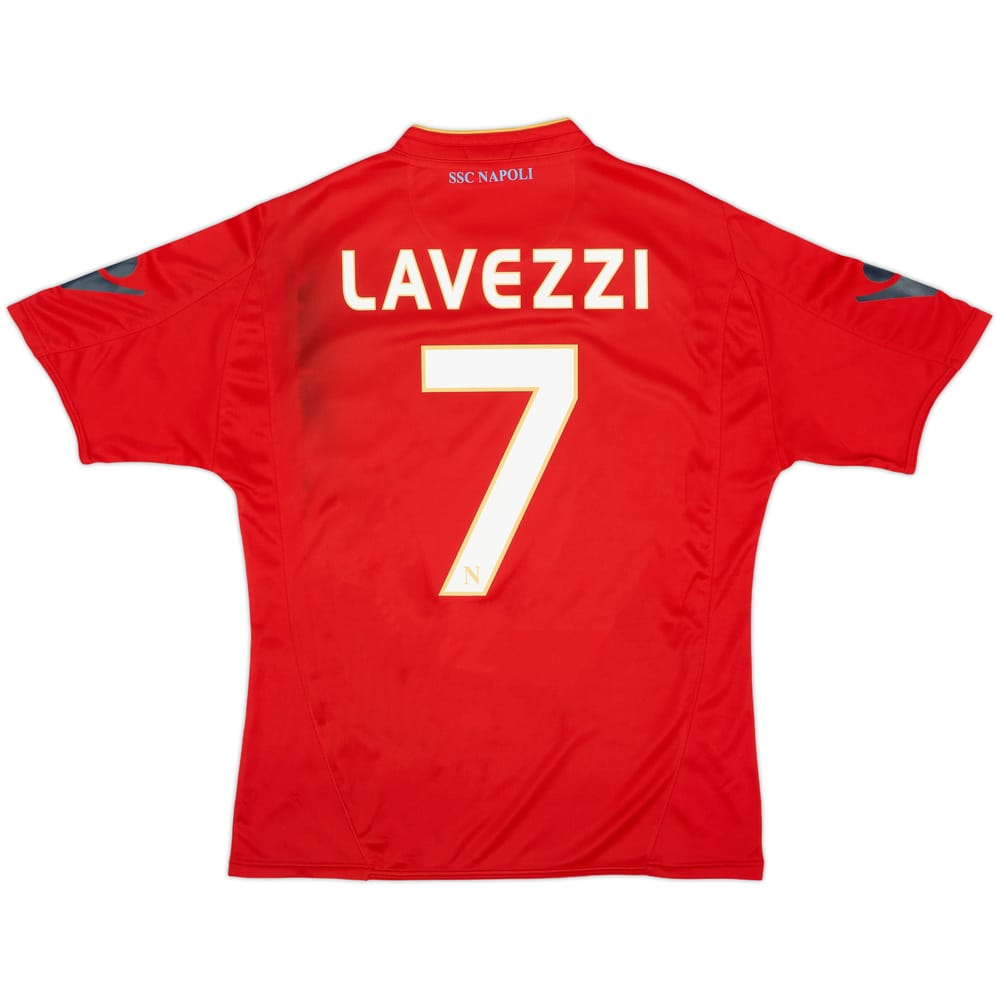 Camiseta de la tercera equipación del Napoli 2009-10 Lavezzi #7 - 6/10 - (M)