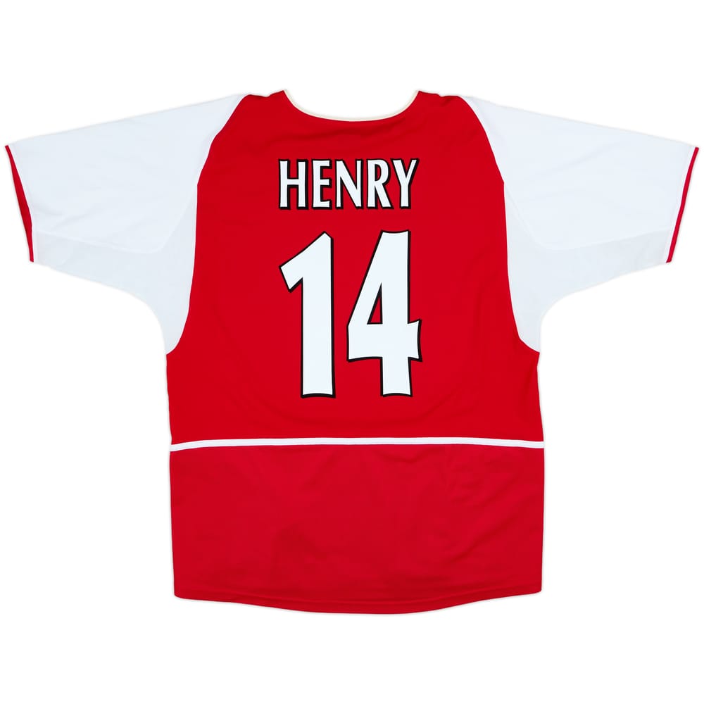 2002-04 Arsenal Home Shirt Henry #14 - 10/10 - (L)
