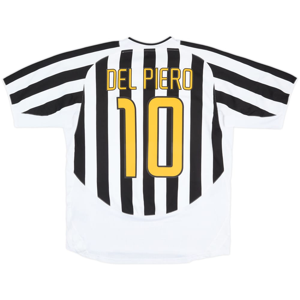 2003-04 Juventus Home Shirt Del Piero #10 - 9/10 - (XL)