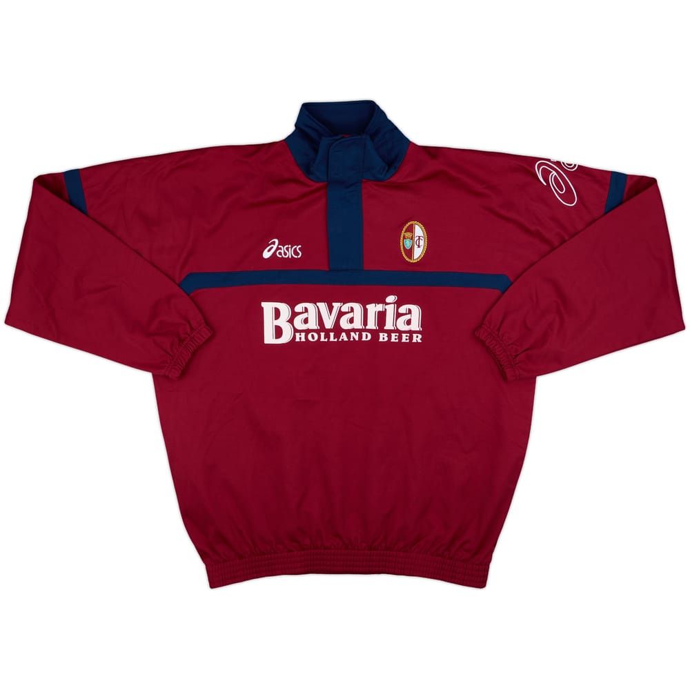 2001-02 Torino Asics 1/4 Zip Drill Top - 9/10 - (XL)