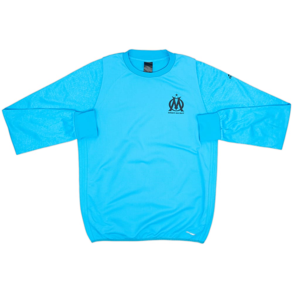 2016-17 Olympique Marseille adidas Sweat Top - 8/10 - (L)