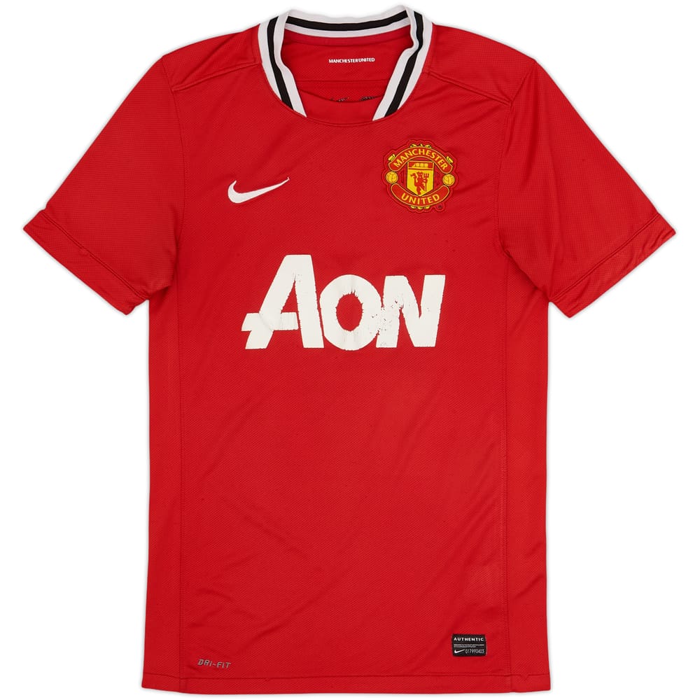 2011-12 Manchester United Home Shirt - 4/10 - (S)