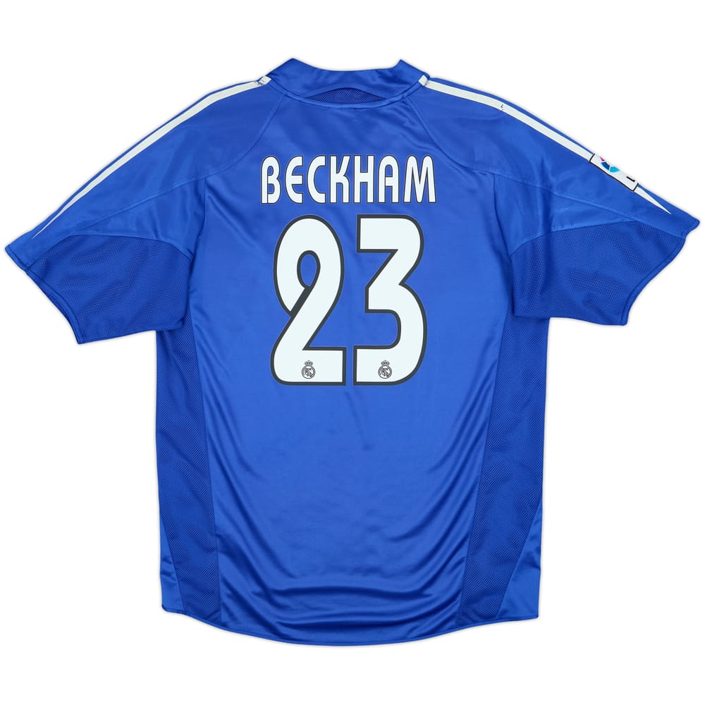 2004-05 Real Madrid Third Shirt Beckham #23 - 6/10 - (M)