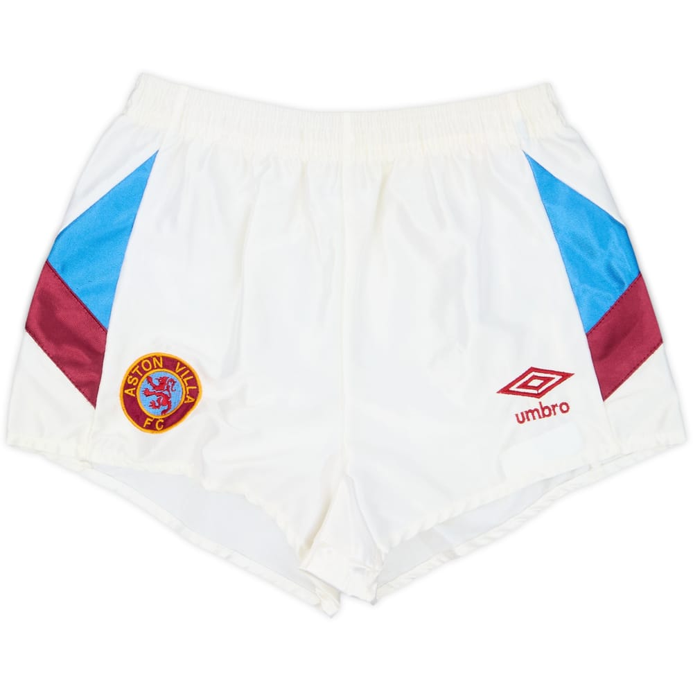1990-92 Aston Villa Home Shorts - 10/10 - (S)