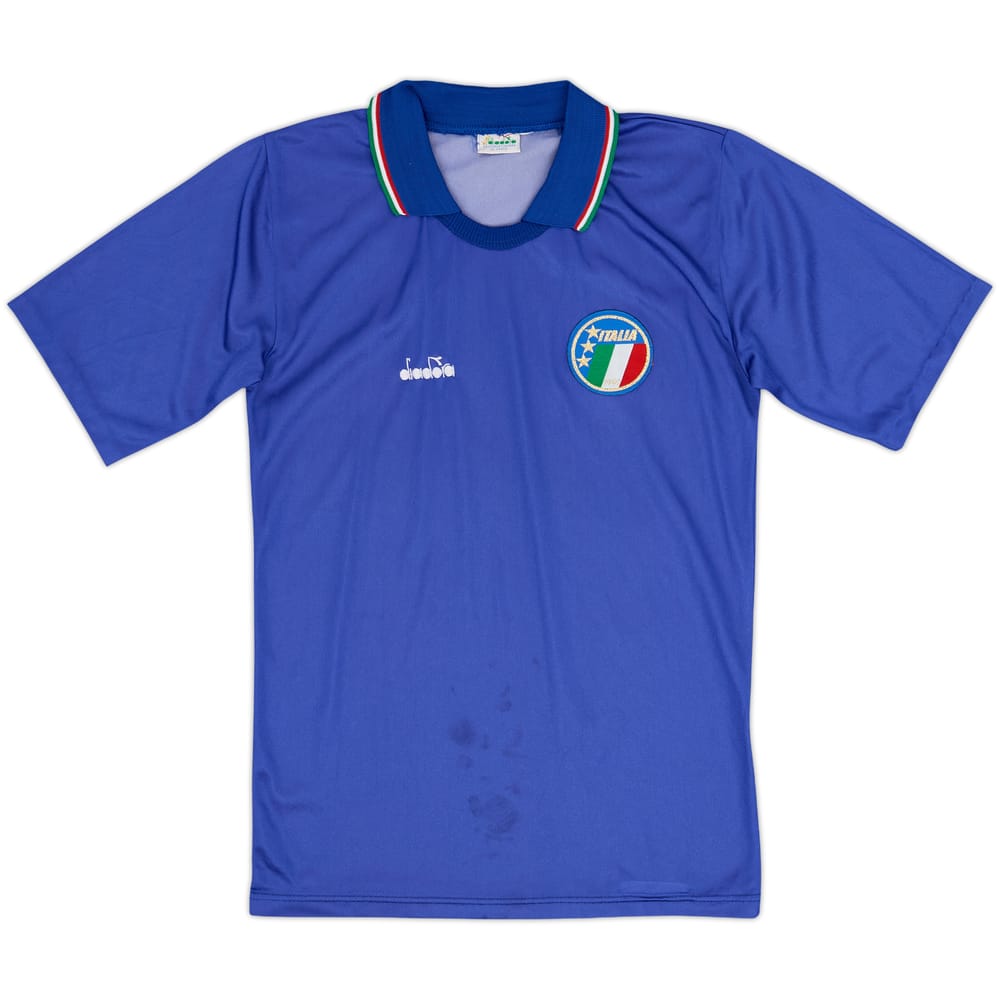 1986-91 Italy Home Shirt - 5/10 - (XL)