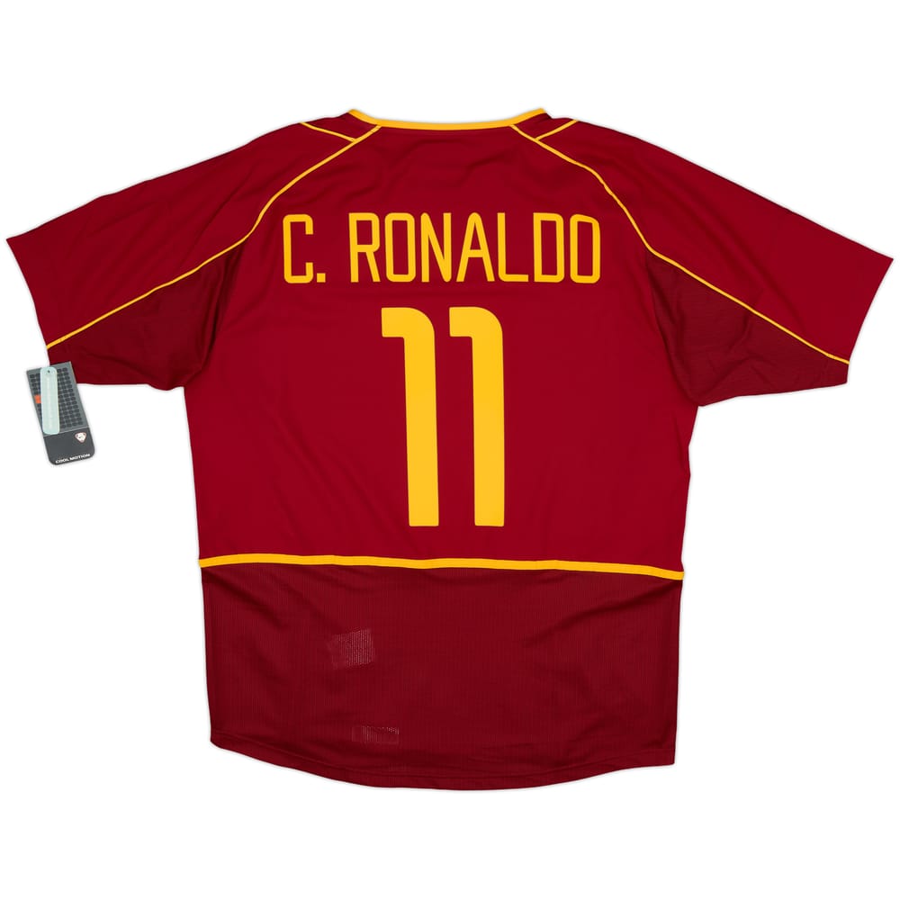 2002-04 Portugal Home Shirt C.Ronaldo #11 (L)
