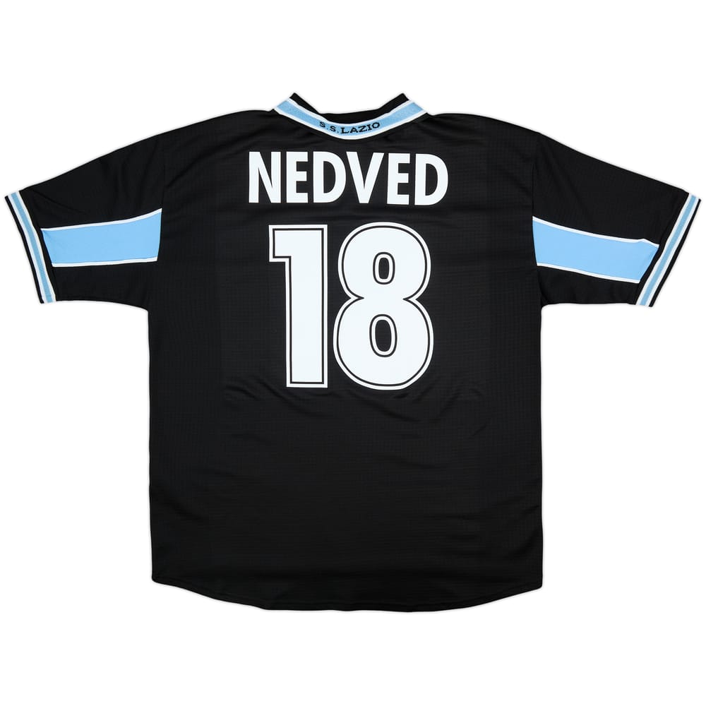 1998-99 Lazio Camiseta Visitante Nedved #18 - 8/10 - (XL)