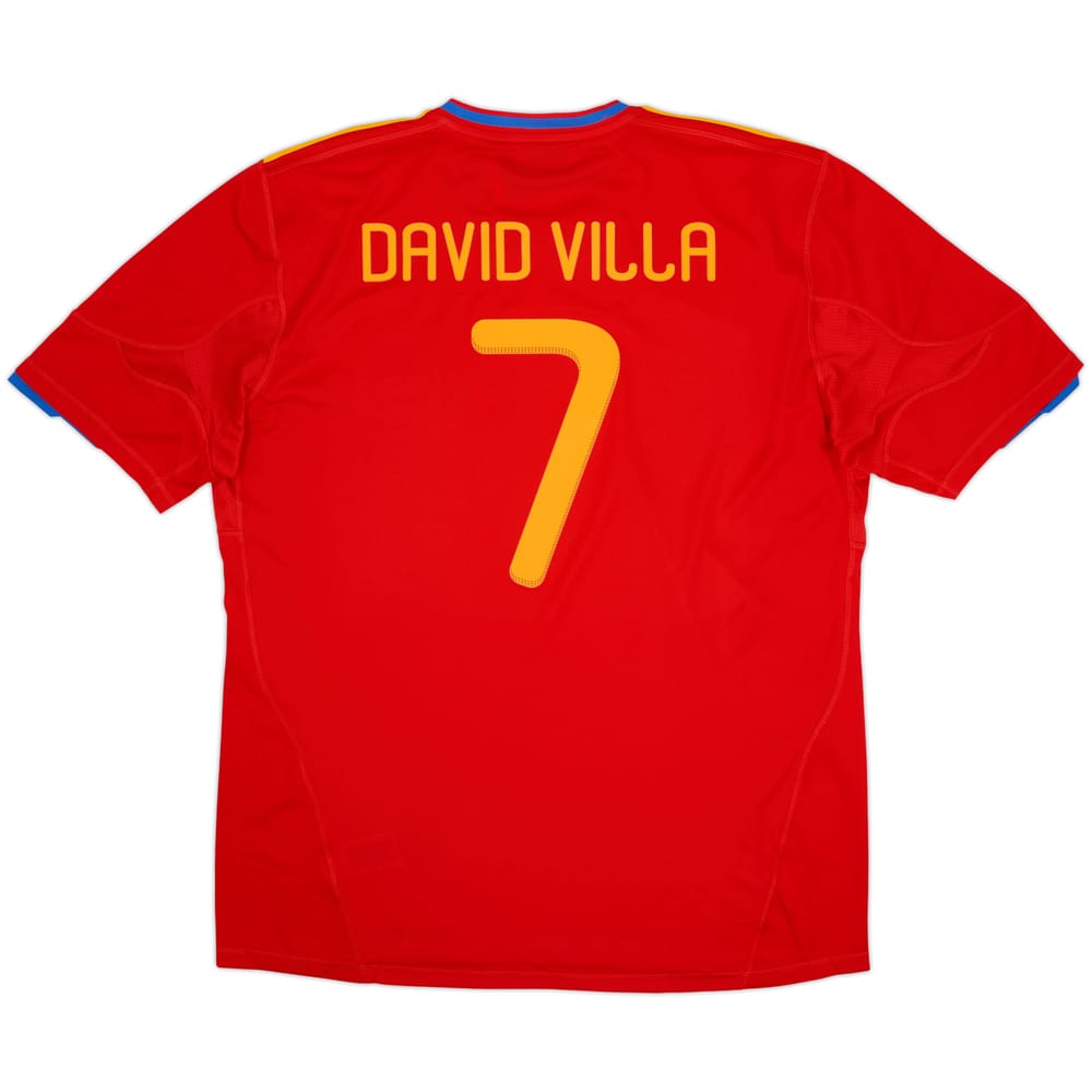 2009-10 Spain Home Shirt David Villa #7 (XXL)