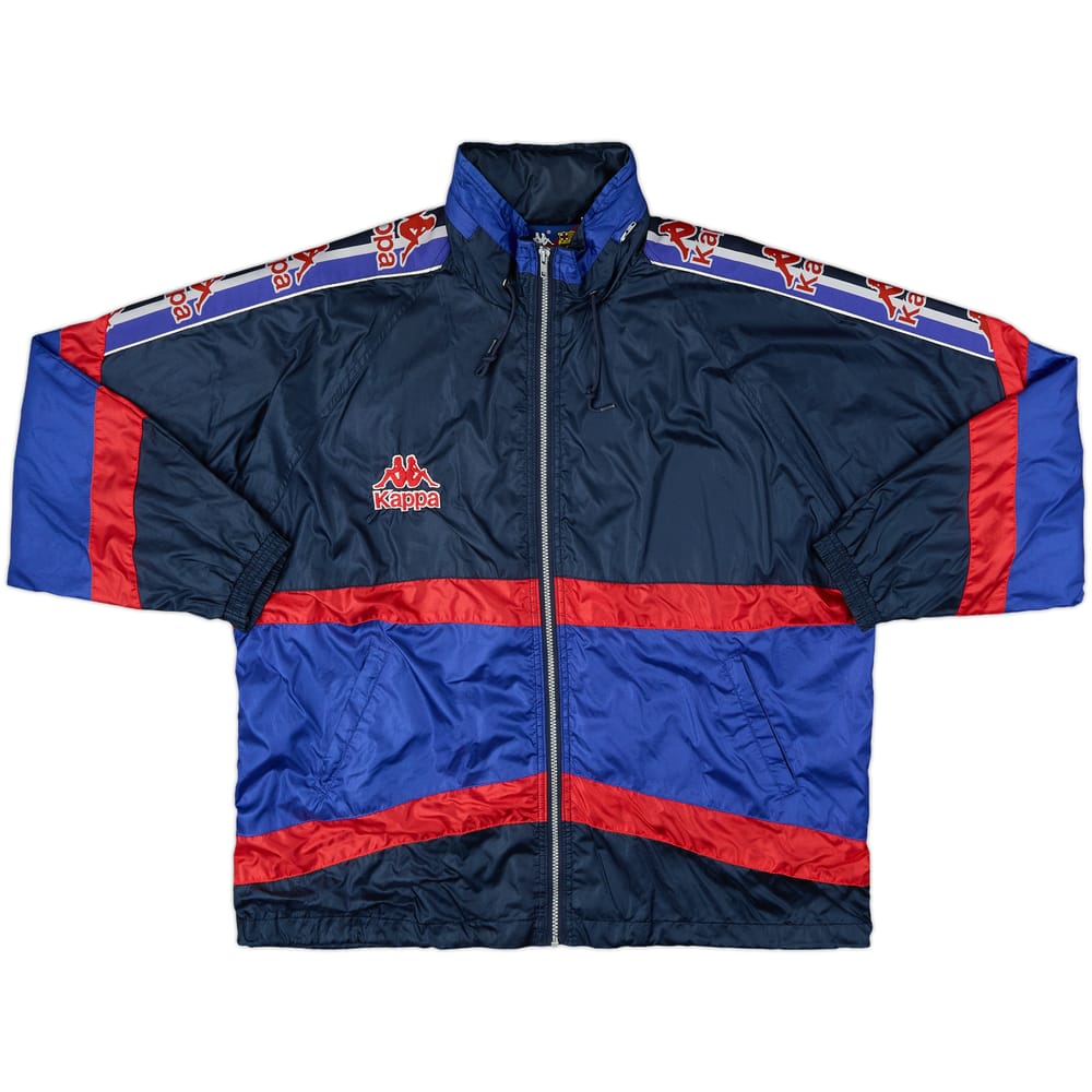 1995-97 Barcelona Kappa Hooded Rain Jacket - 8/10 - (XL)