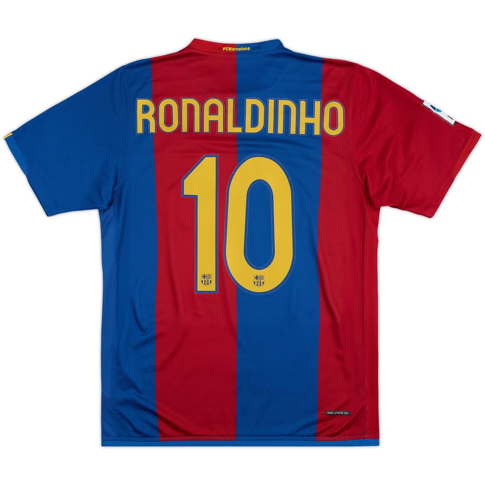 2006-07 Barcelona Local Camiseta Ronaldinho #10 - 9/10 - (M)