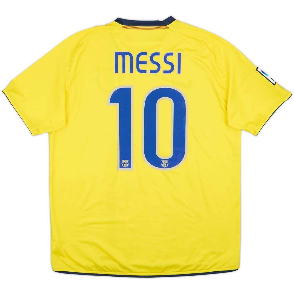2008-10 Barcelona Away Shirt Messi #10 - 6/10 - (L)