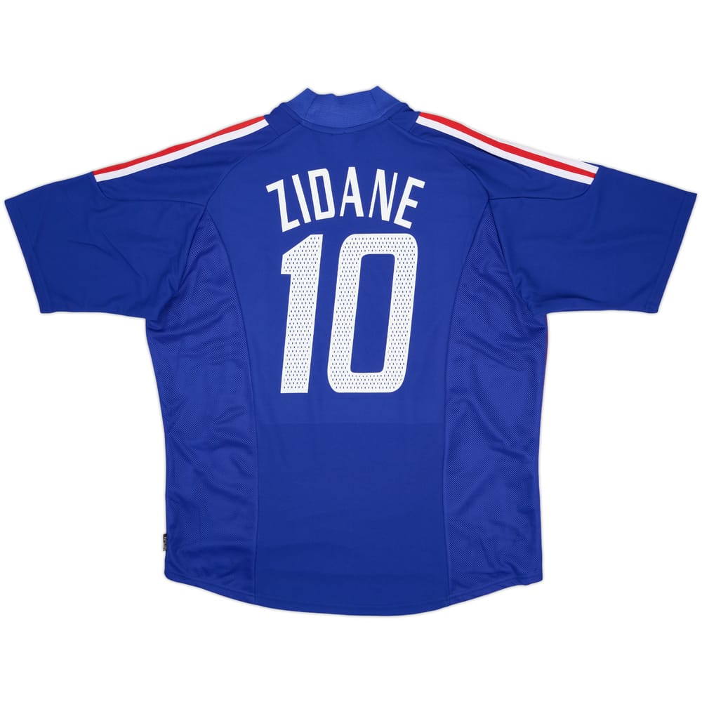 2002-04 France Home Shirt Zidane #10 (XL)