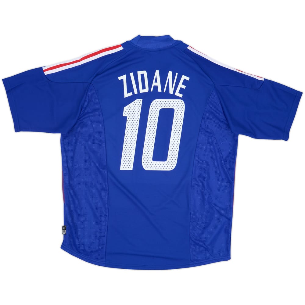 2002-04 France Home Shirt Zidane #10 (XL)