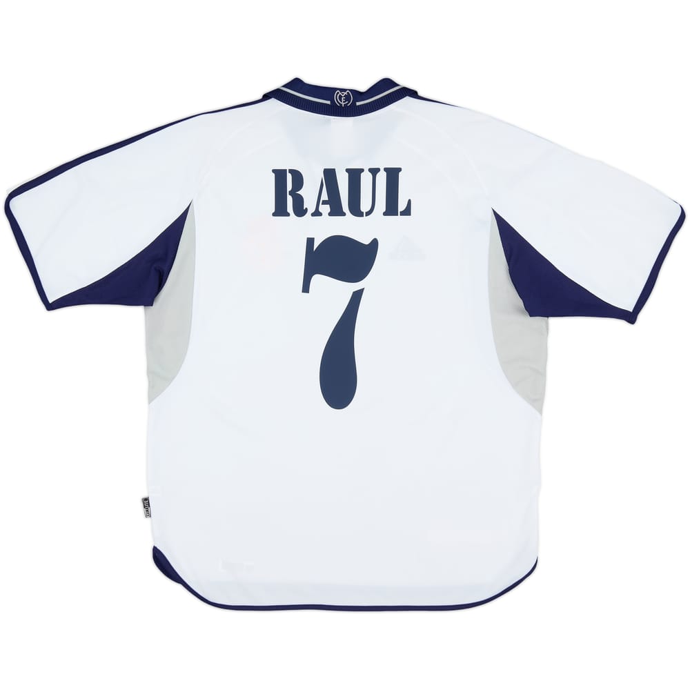2000-01 Real Madrid Home Shirt Raul #7 - 6/10 - (L)