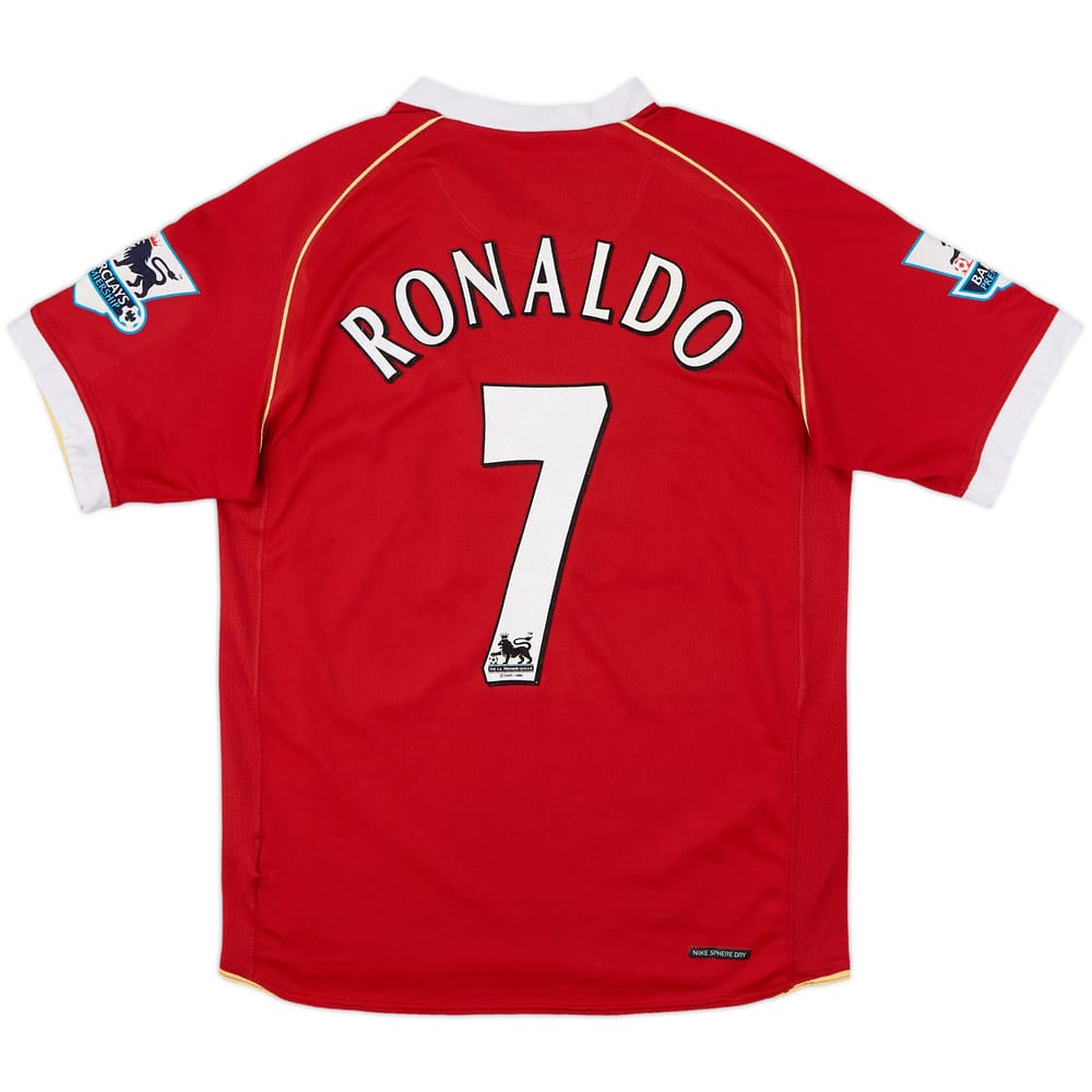 2006-07 Manchester United Home Shirt Ronaldo #7 - 6/10 - (S)