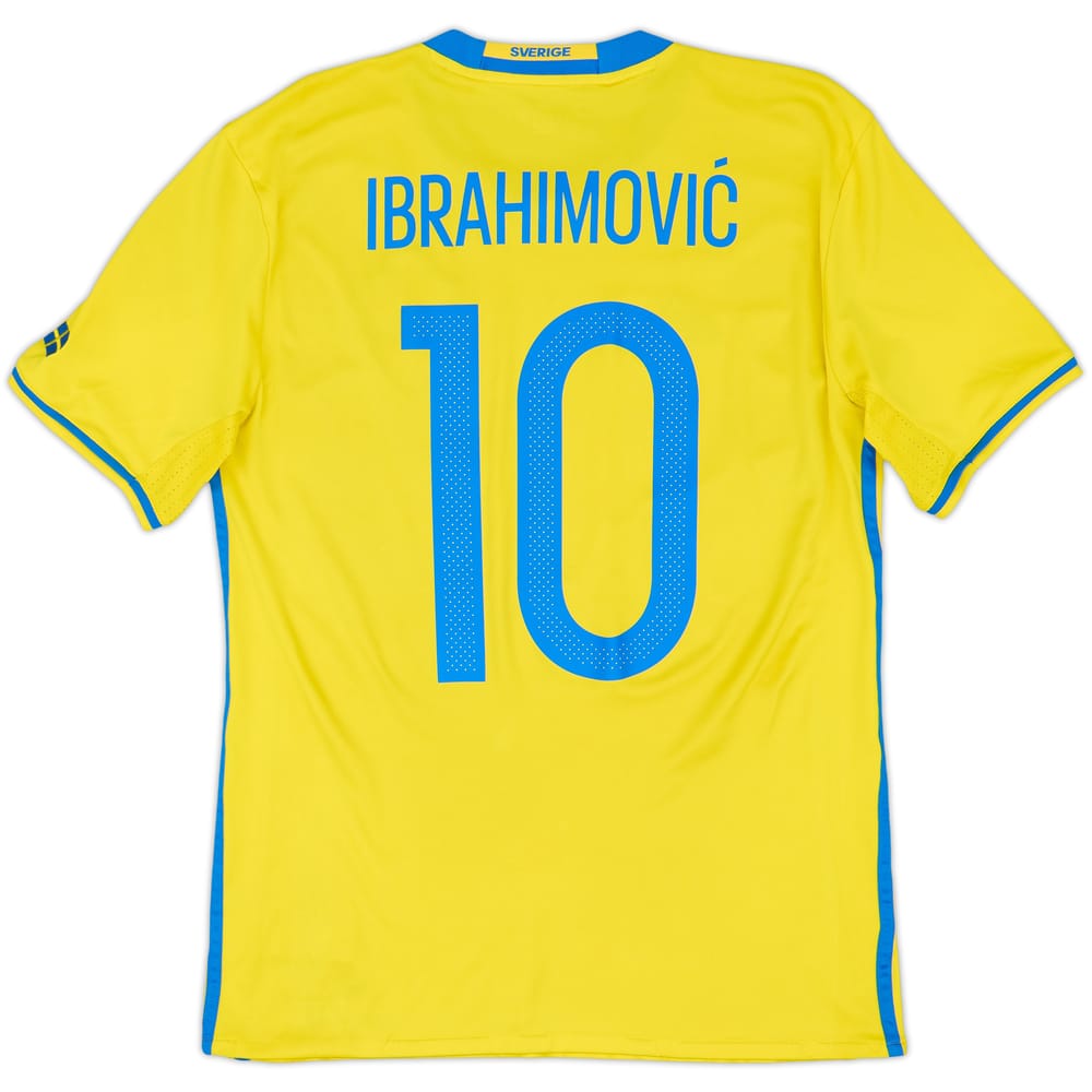 2016-17 Sweden Home Shirt Ibrahimovic #10 - 8/10 - (S)