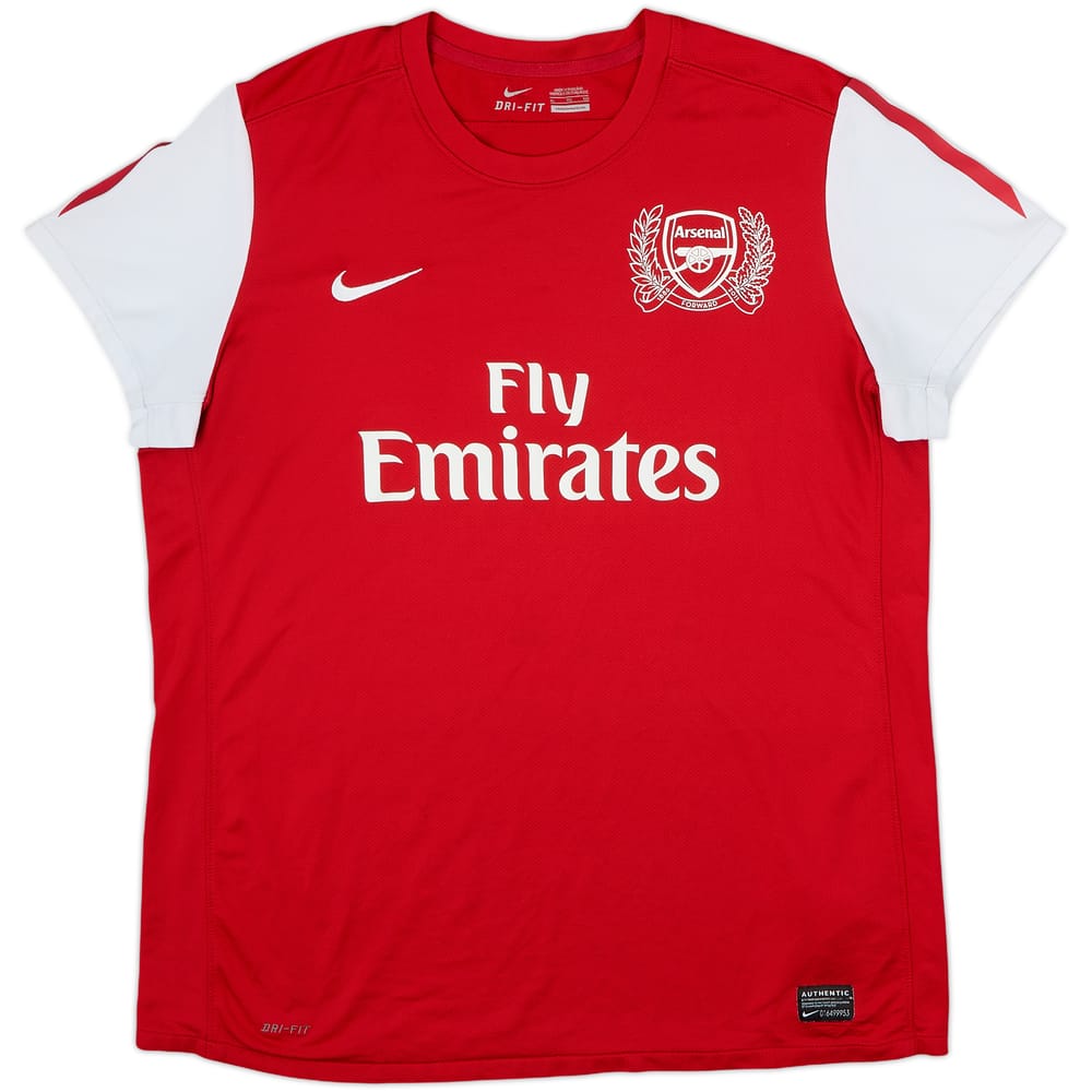 2011-12 Arsenal Home Shirt - 7/10 - (Women's XL)
