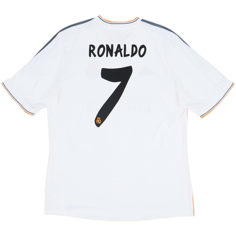 2013-14 Real Madrid Home Shirt Ronaldo #7 - 6/10 - (XL)