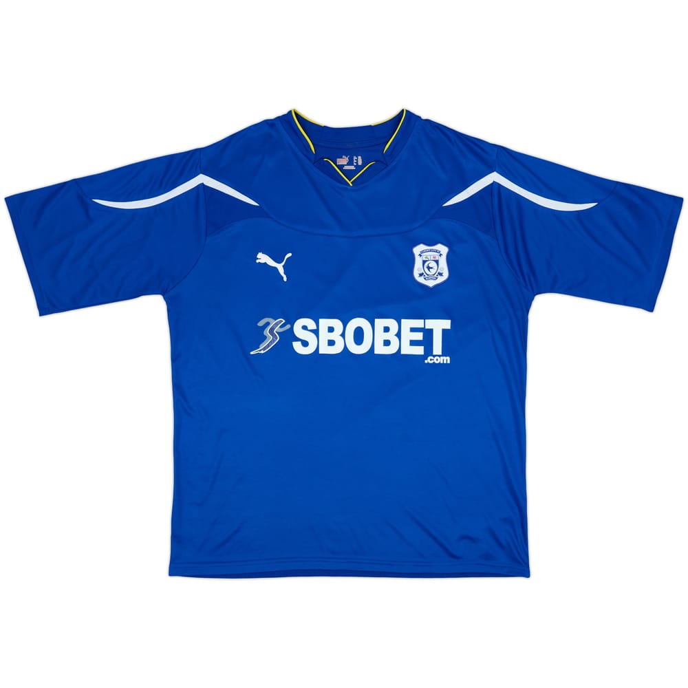 2010-11 Cardiff Home Shirt - 8/10 - (XXL)