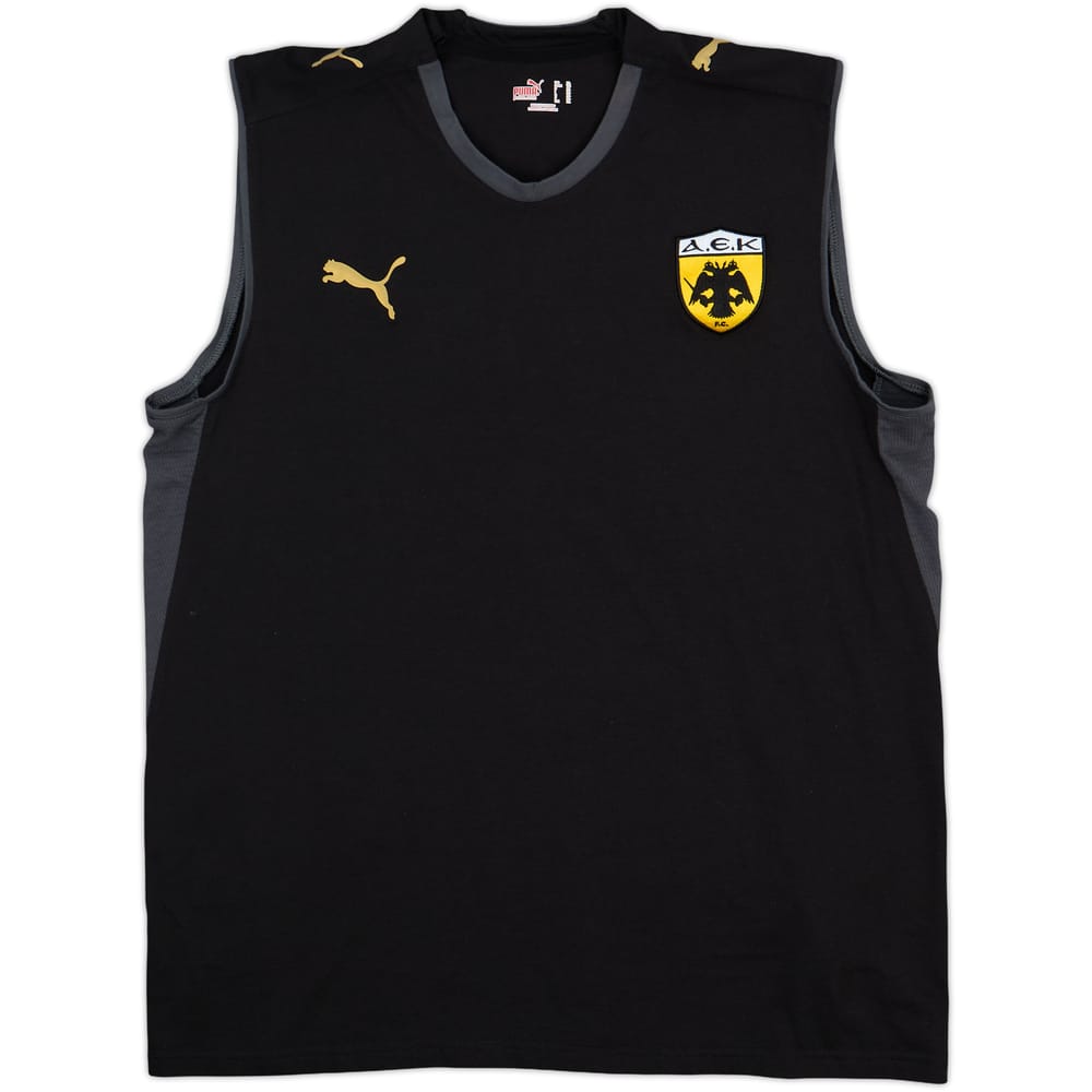 2008-09 AEK Athens Puma Training Vest - 8/10 - (XL)
