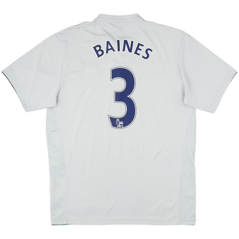 2011-12 Everton Third Shirt Baines #3 - 8/10 - (L)