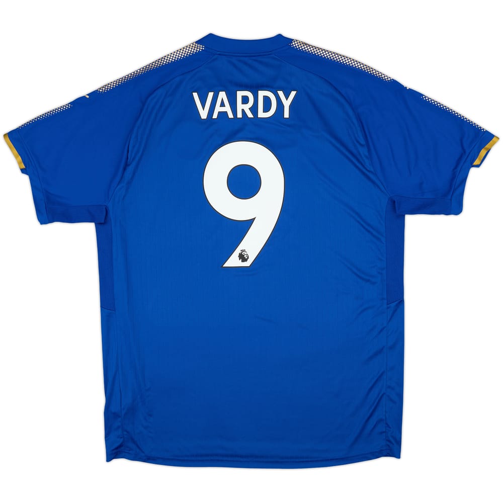 2017-18 Leicester Home Shirt Vardy #9 - 10/10 - (XL)