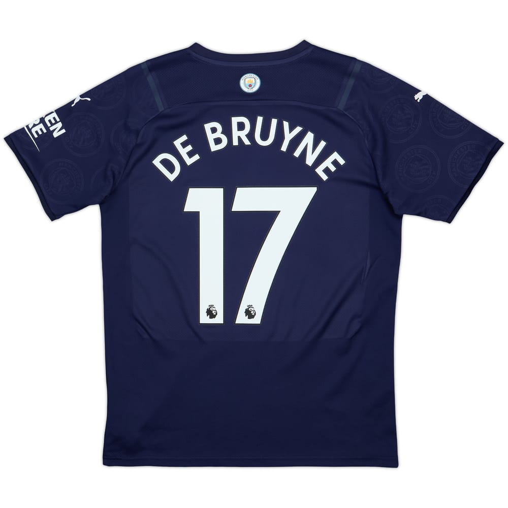 2021-22 Manchester City Third Shirt De Bruyne #17 - 8/10 - (M)
