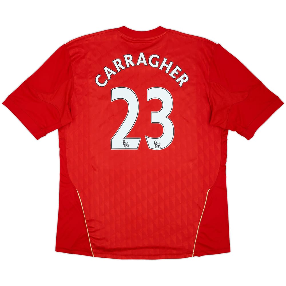 2010-12 Liverpool Home Shirt Carragher #23 - 5/10 - (XXL)