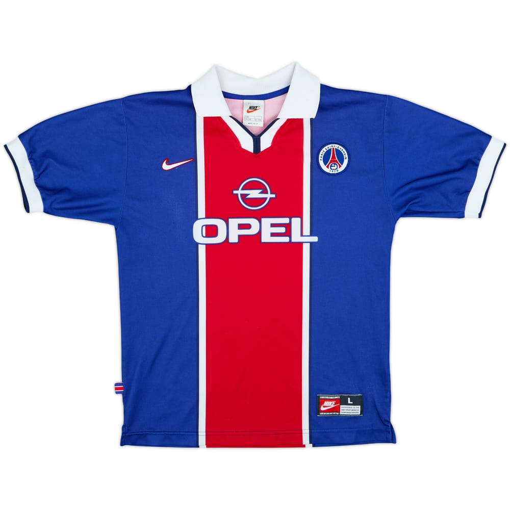 1997-98 Paris Saint-Germain Home Shirt - 8/10 - (L.Boys)