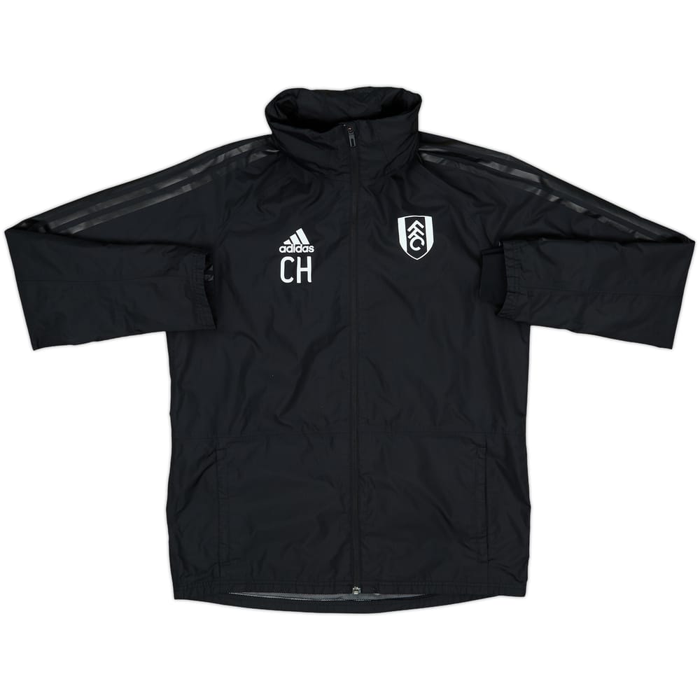 2019-20 Fulham Staff Issue adidas Hooded Rain Jacket CH - 9/10 - (M)