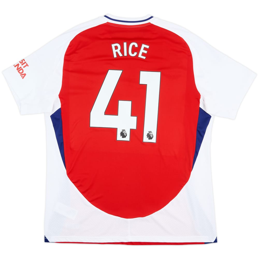 2024-25 Arsenal Home Shirt Rice #41 - 9/10 - (XL)