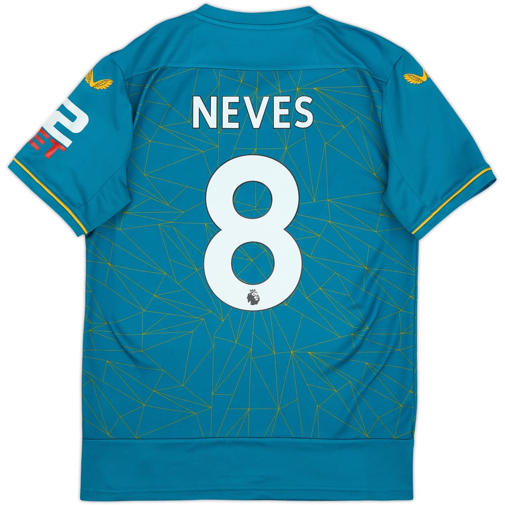 2022-23 Wolves Away Shirt Neves #8 - 7/10 - (M)