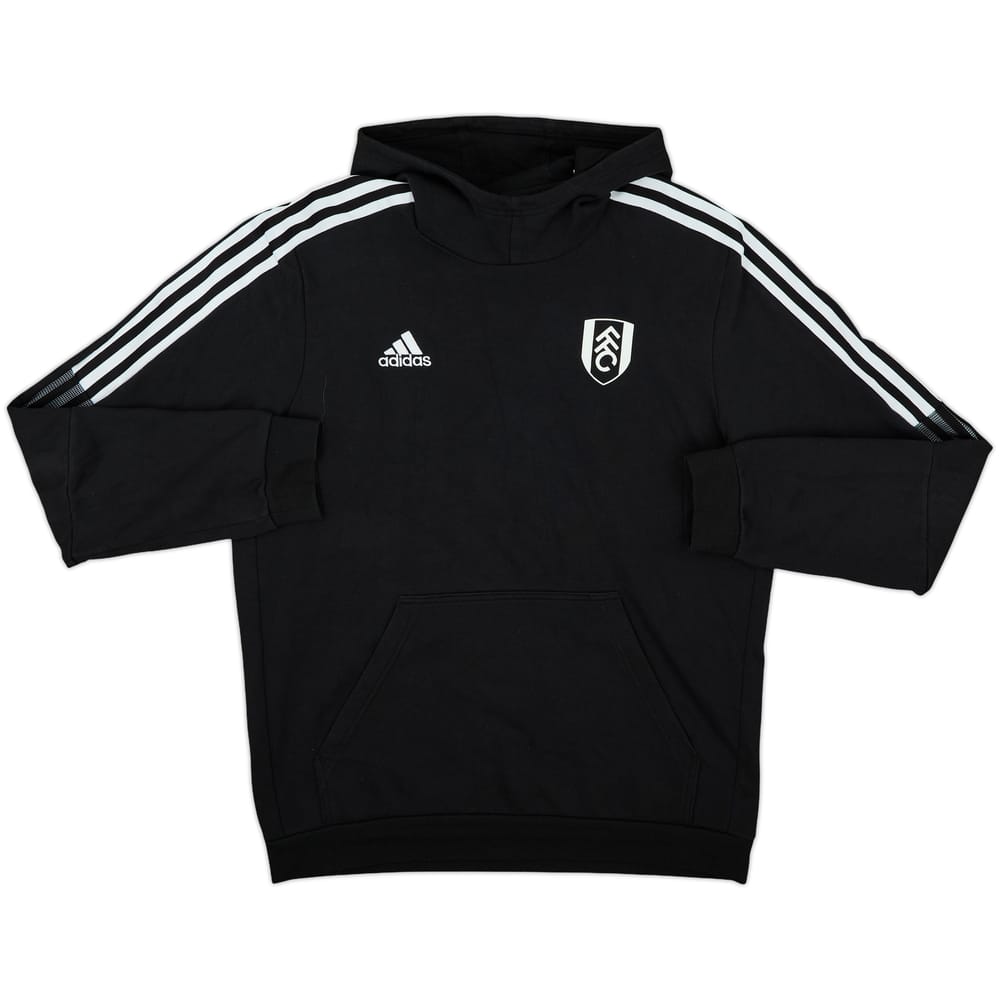 2021-22 Fulham adidas Hooded Sweat Top - 9/10 - (L)