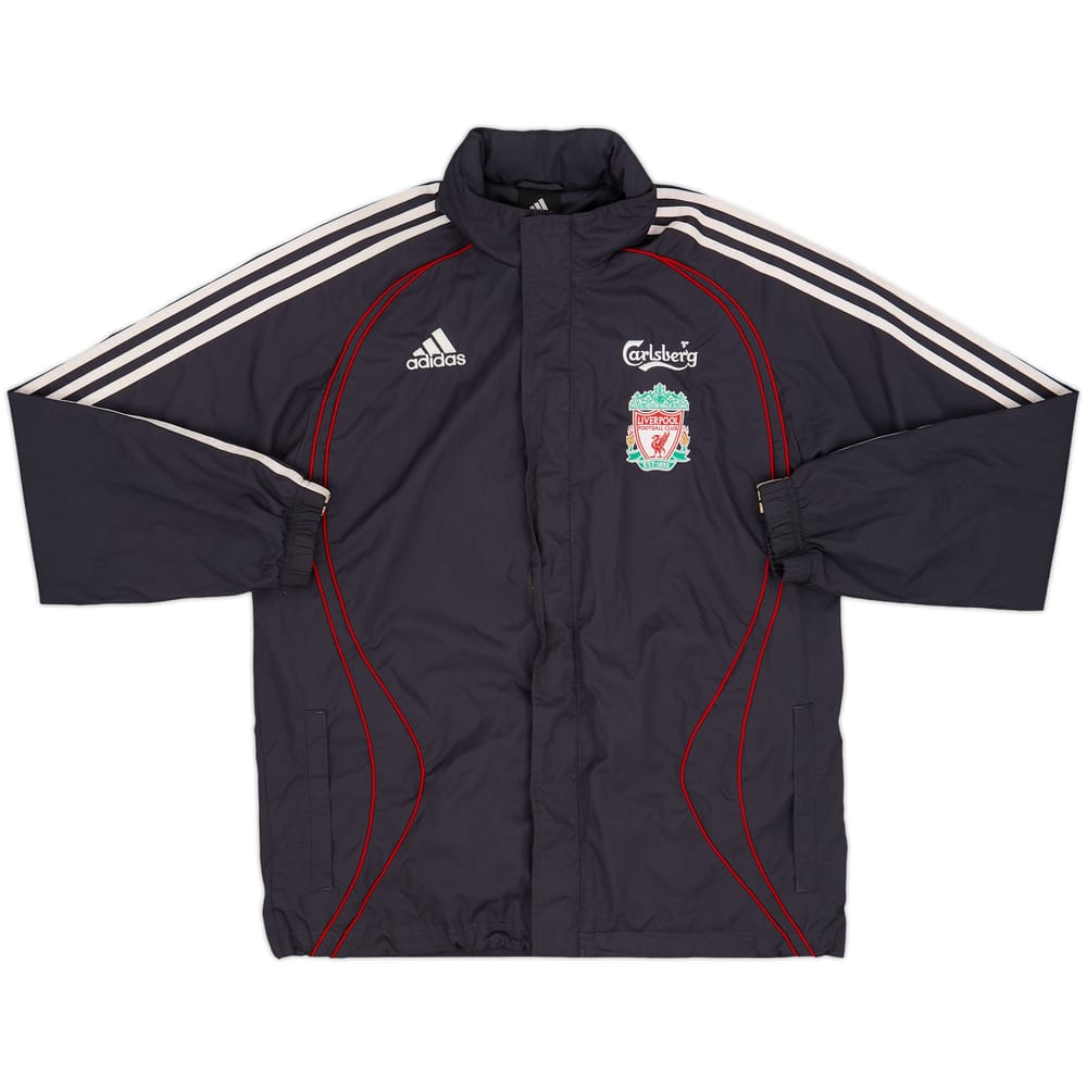 2006-07 Liverpool adidas Hooded Rain Jacket - 8/10 - (S)