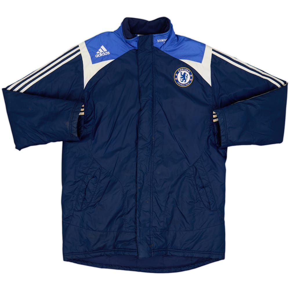 2007-08 Chelsea adidas Padded Bench Coat - 7/10 - (M)