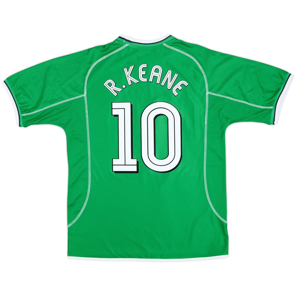 2002-03 Ireland Home Shirt R.Keane #10 - 9/10 - (L)